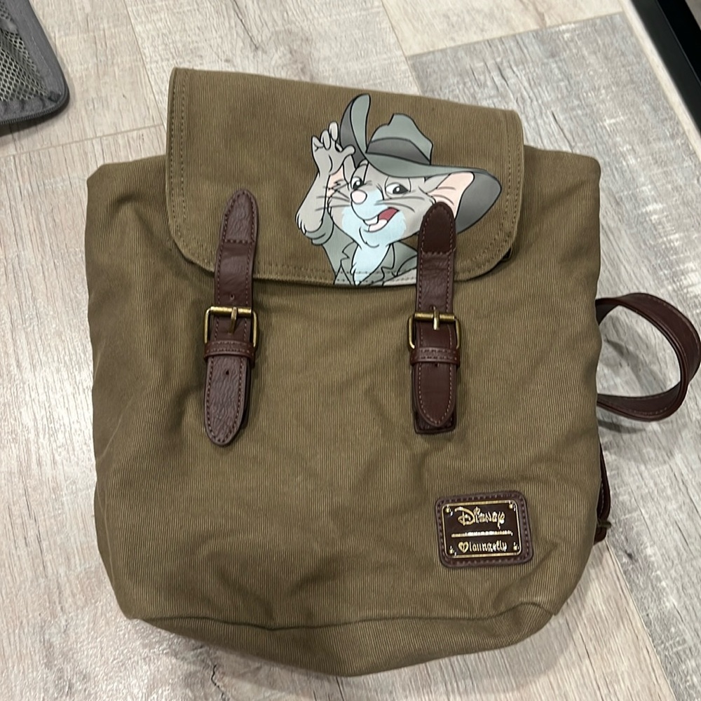 loungefly the rescuers canvas Loungefly mini backpack